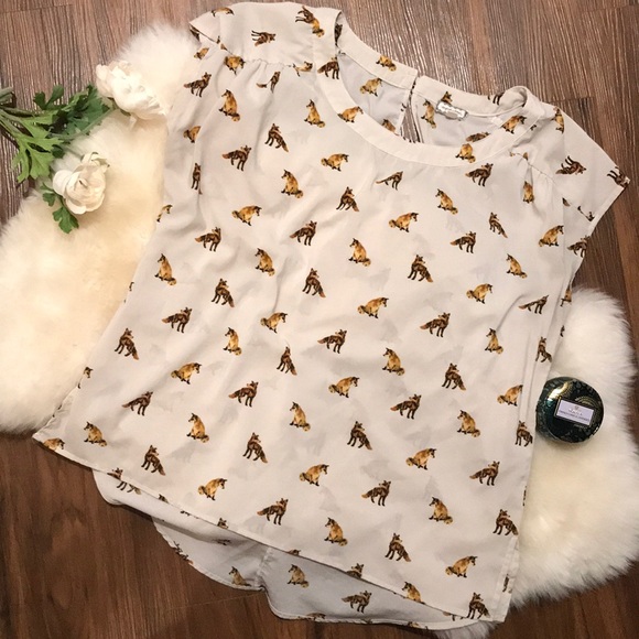 Eyeshadow Tops - Fox Blouse